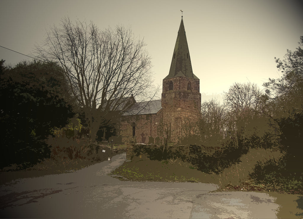 Detail of Church of St Giles in Sandiacre by Sarah Smith