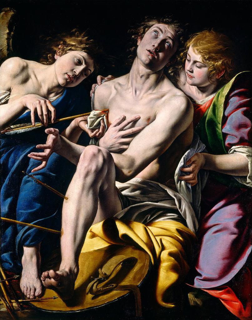 Detail of Saint Sebastian by Tanzio da Varallo