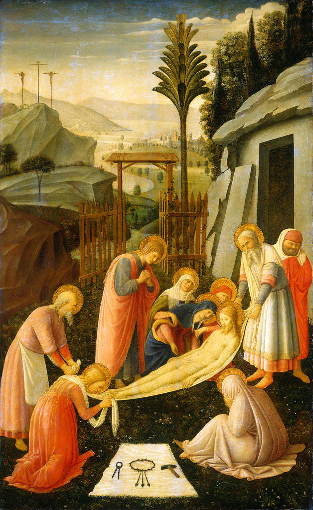 Detail of The Entombment of Christ, c. 1450 by Fra Angelico