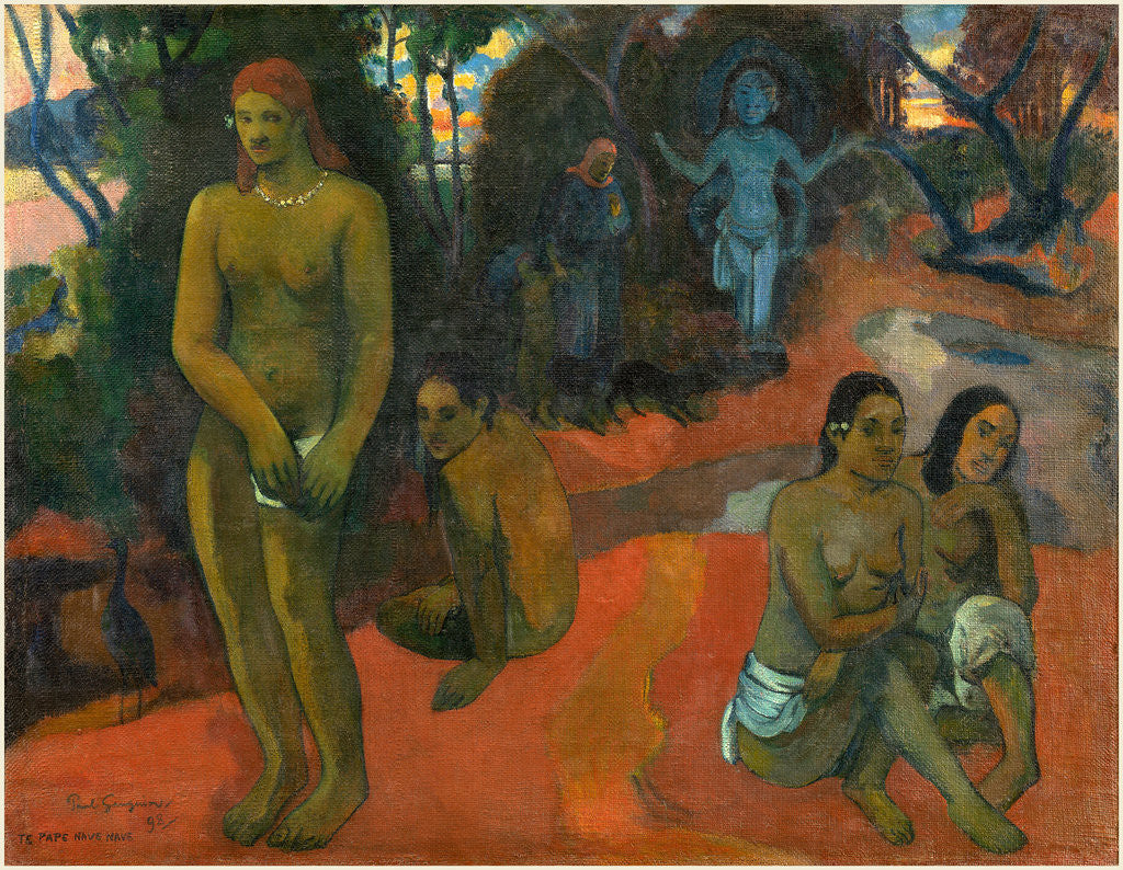 Detail of Te Pape Nave Nave, 1898 by Paul Gauguin