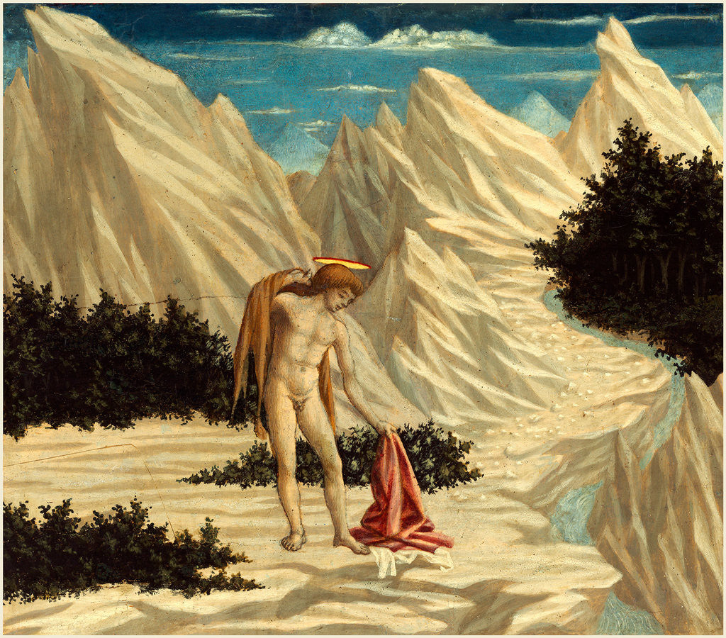 Detail of Italian, Saint John in the Desert by Domenico Veneziano