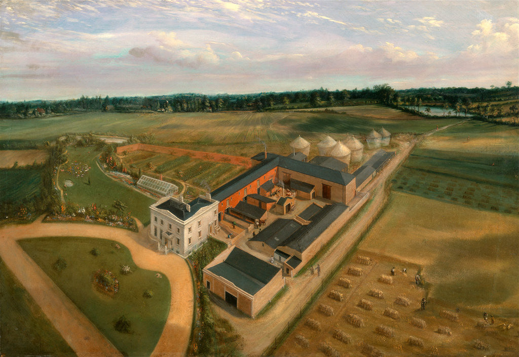 Detail of Tiptree Hall and Farm, Essex by William Brown