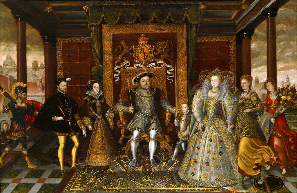 Detail of An Allegory of the Tudor Succession: The Family of Henry VIII by Anonymous