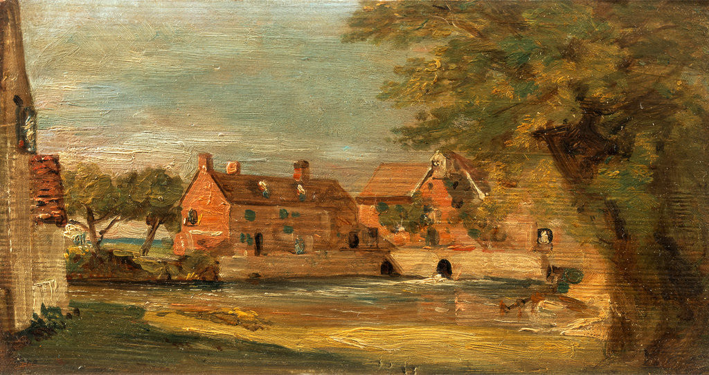 Detail of Flatford Mill by John Constable