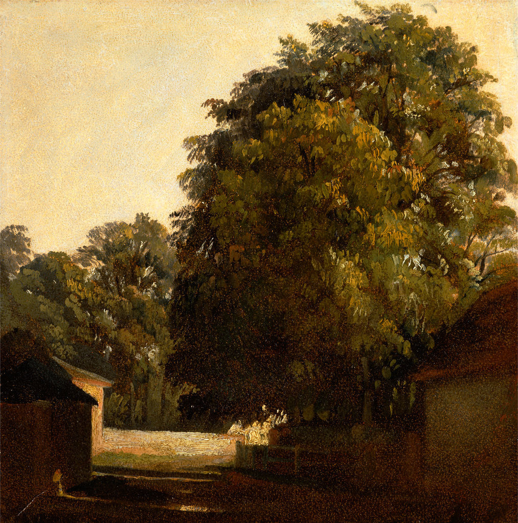 Detail of Landscape with Chestnut Tree by Peter DeWint