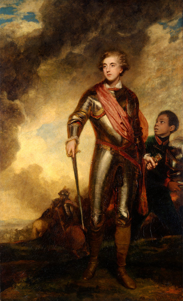 Detail of Charles Stanhope, 3rd Earl of Harrington by Sir Joshua Reynolds