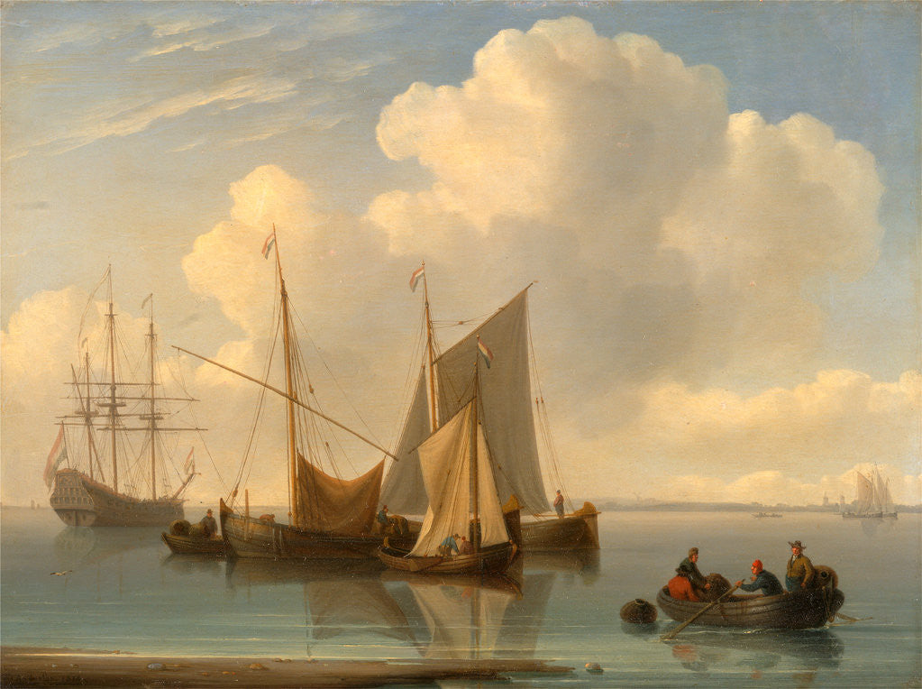 Detail of Dutch Sailing Vessels by William Anderson