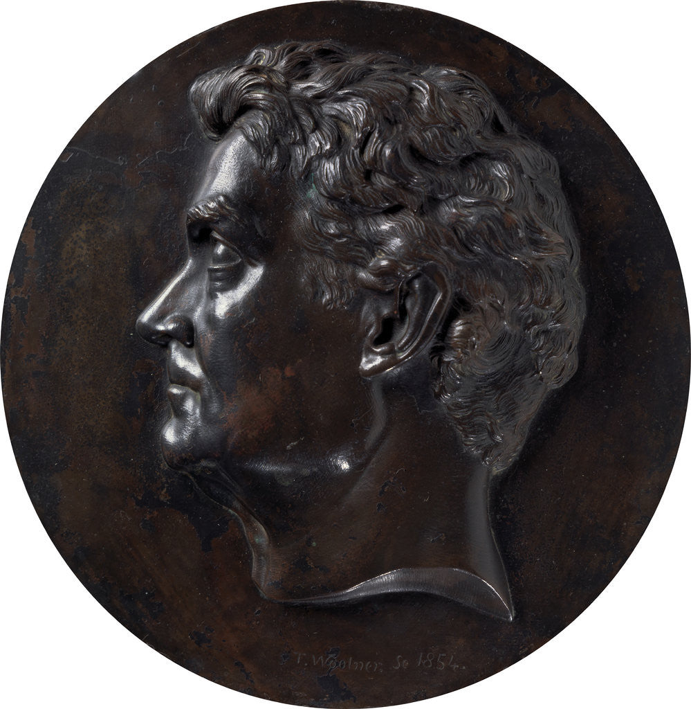 Detail of William Charles Wentworth by Thomas Woolner