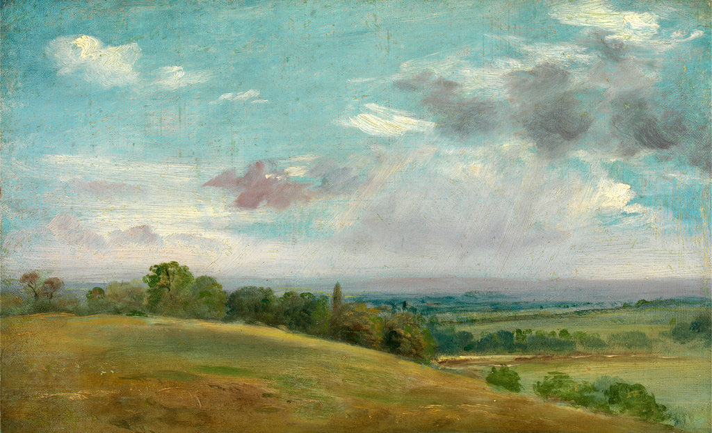 Detail of Landscape near Dedham by Lionel Constable