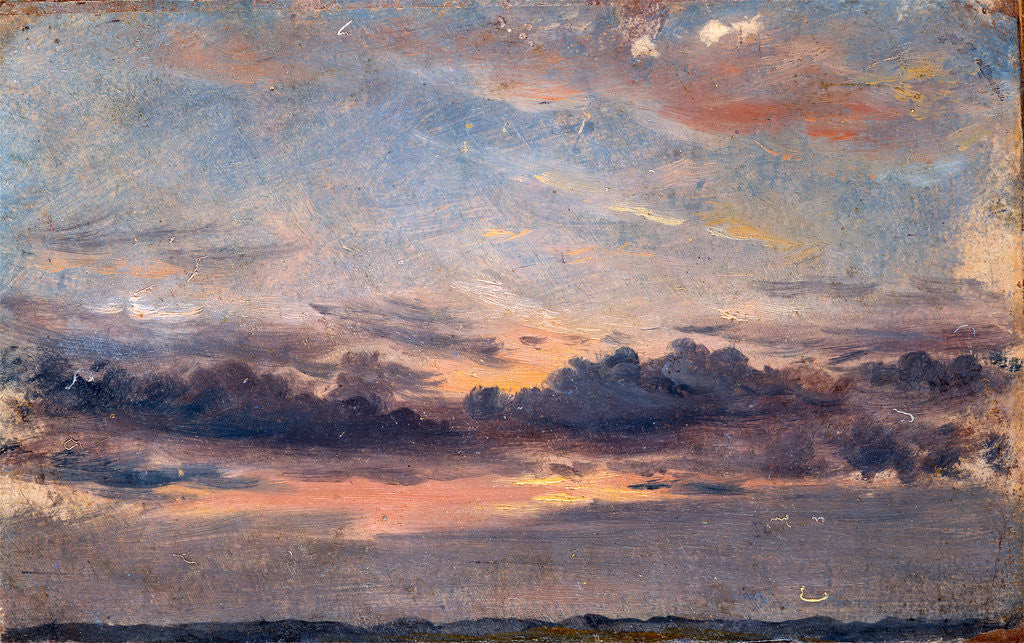 Detail of A Cloud Study, Sunset by John Constable