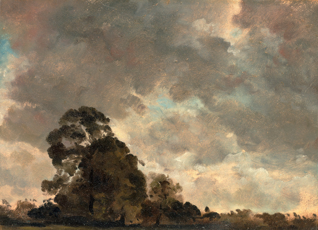 Detail of Cloud Study Landscape at Hampstead by John Constable