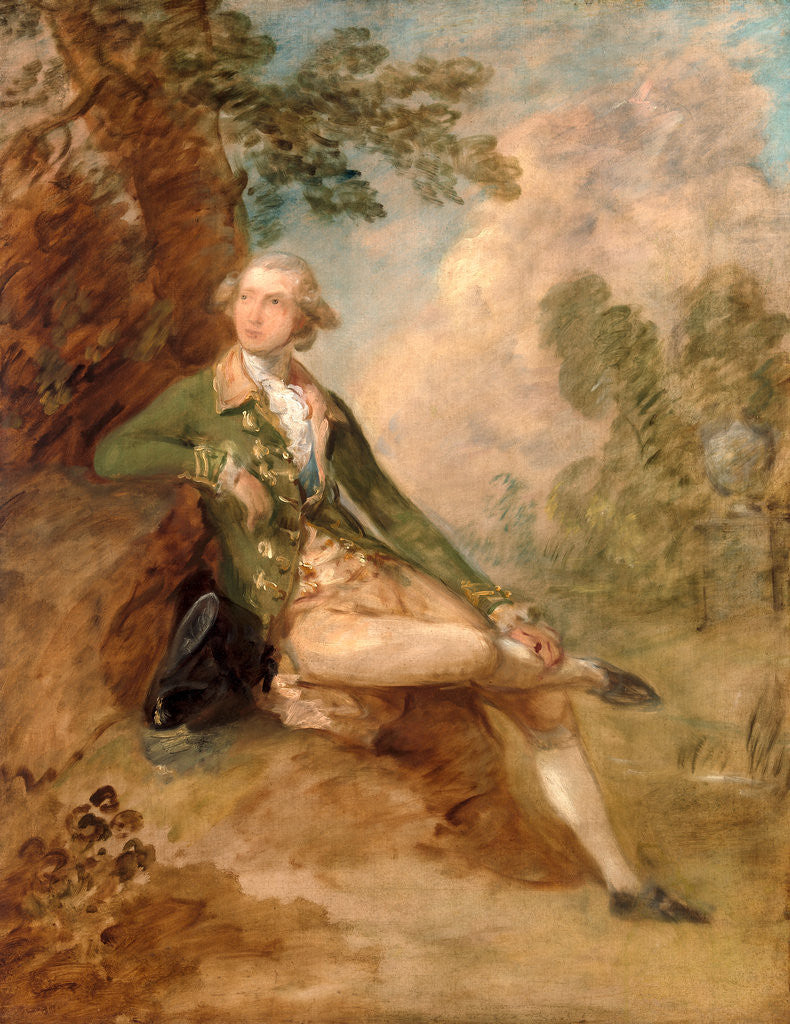 Detail of Edward Augustus, Duke of Kent Edward by Thomas Gainsborough