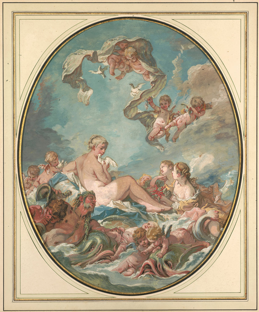 Detail of The Birth and Triumph of Venus by François Boucher