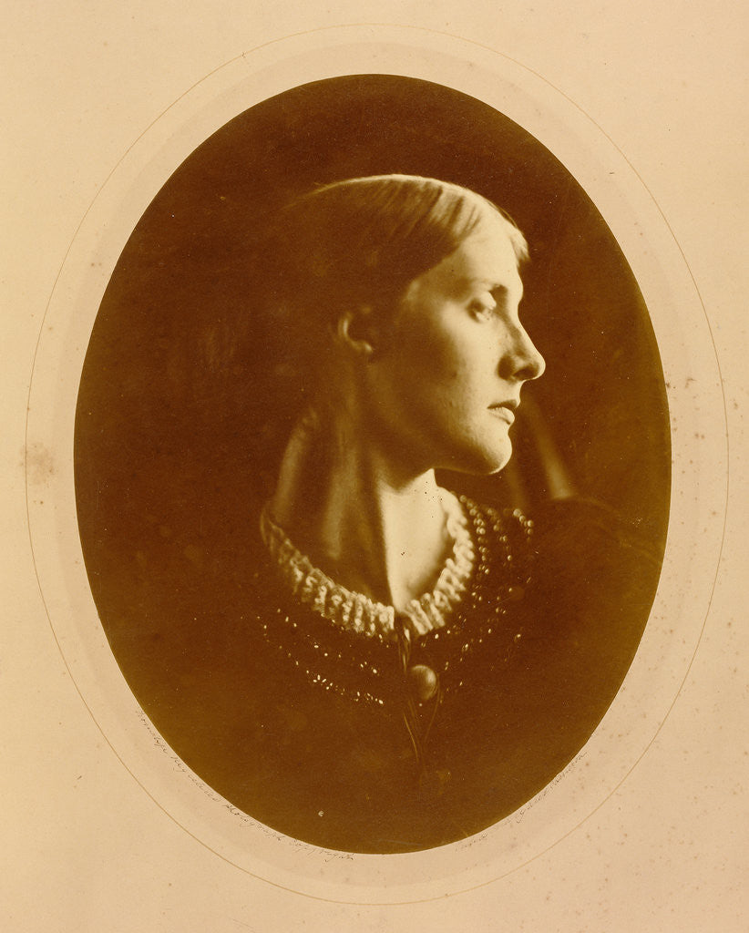 Detail of Mrs. Herbert Duckworth by Julia Margaret Cameron