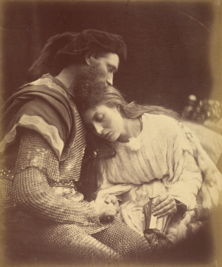 Detail of The Parting of Sir Lancelot and Queen Guinevere by Julia Margaret Cameron