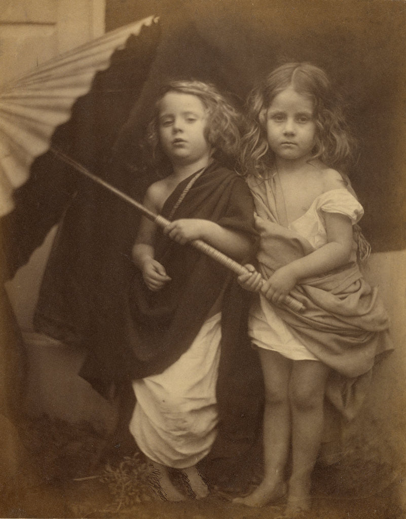 Detail of Paul and Virginia by Julia Margaret Cameron