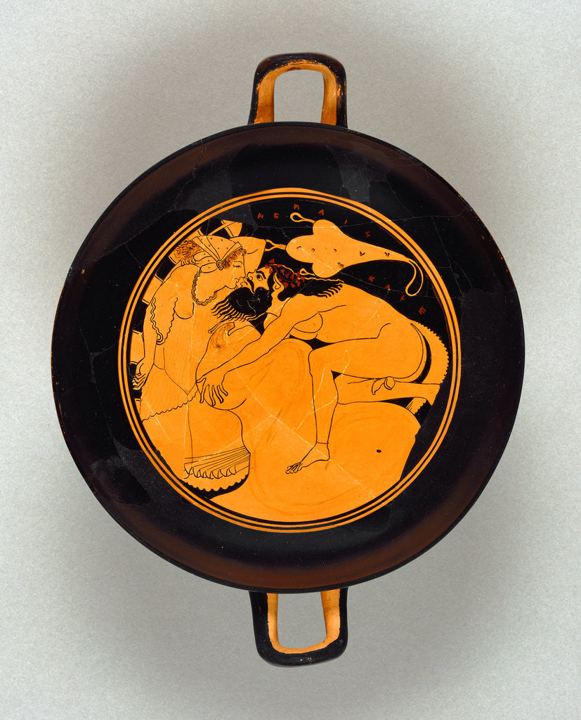 Detail of Attic Red-Figure Kylix by Onesimos