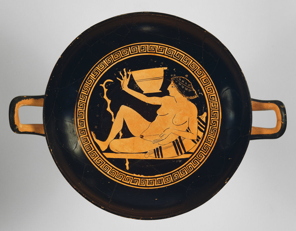 Detail of Attic Red-Figure Kylix by Onesimos