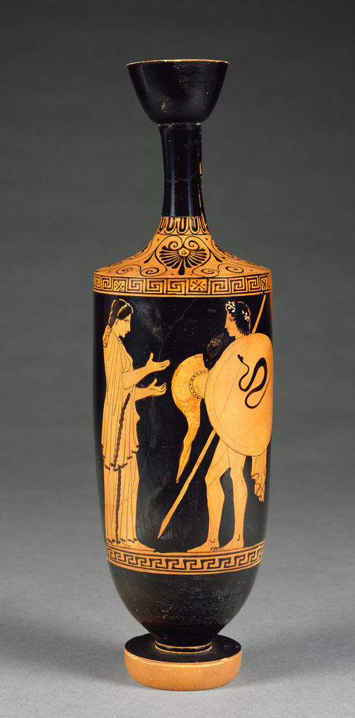 Detail of Attic Red-Figure Lekythos by Phiale Painter