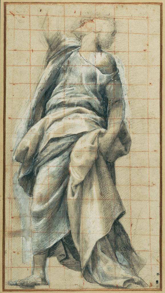 Detail of Study of an Apostle by Bernardino Gatti