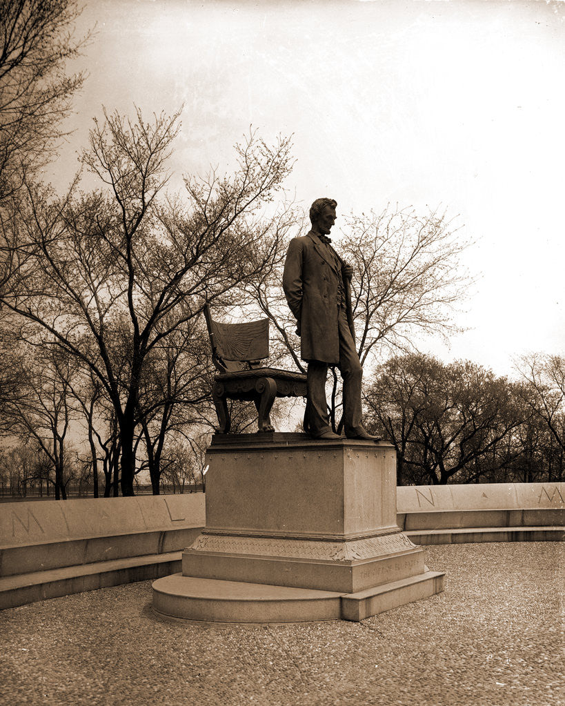 Detail of Lincoln statue, Lincoln Park by Anonymous