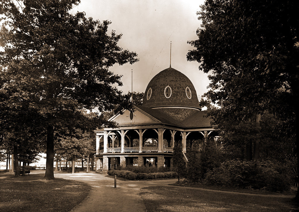 Detail of Pavilion, Pine Grove Park by Anonymous