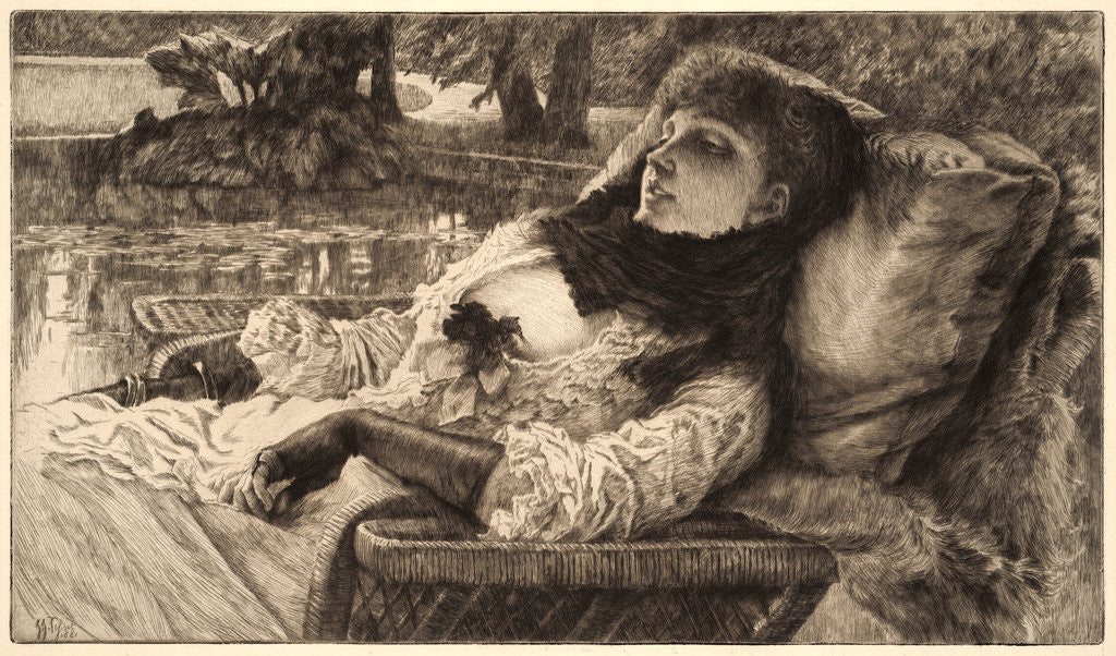 Soir d t 1881 posters prints by James Tissot