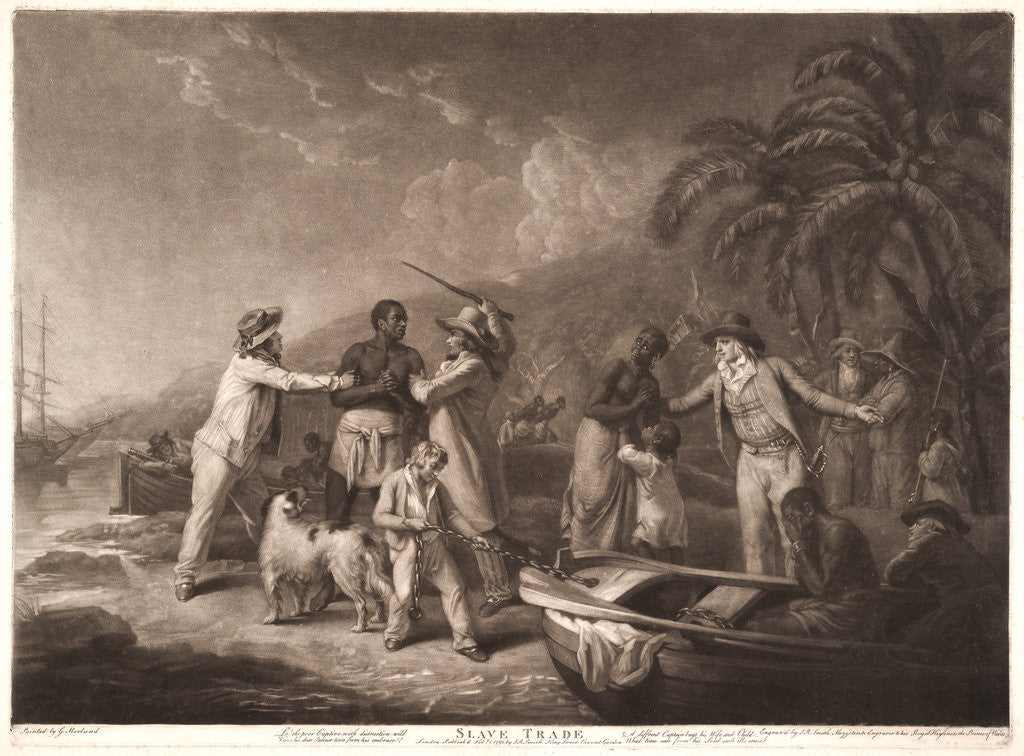 Detail of Slave Trade, 1791 by John Raphael Smith