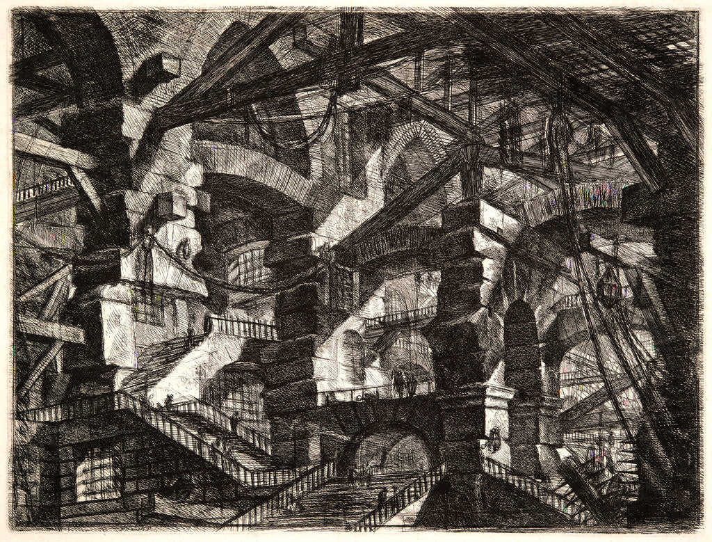 Detail of The Gothic Arch, 1761 by Giovanni Battista Piranesi