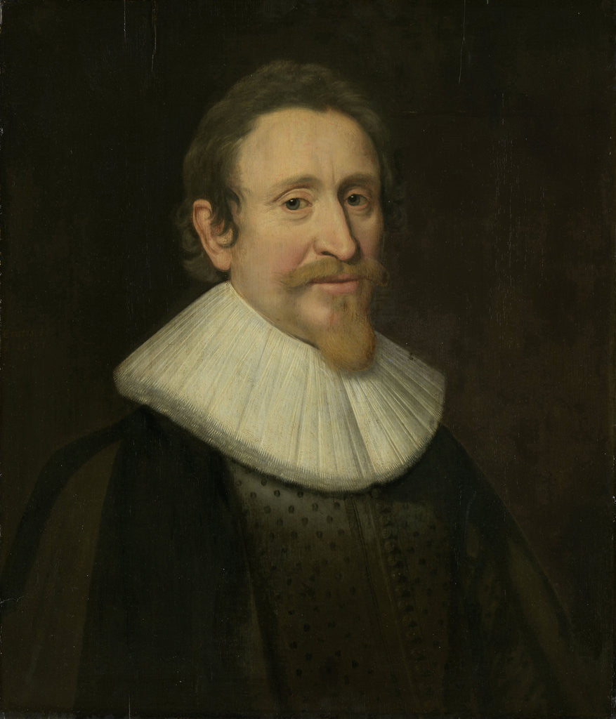 Detail of Portrait of Hugo Grotius by Workshop of Michiel Jansz van Mierevelt