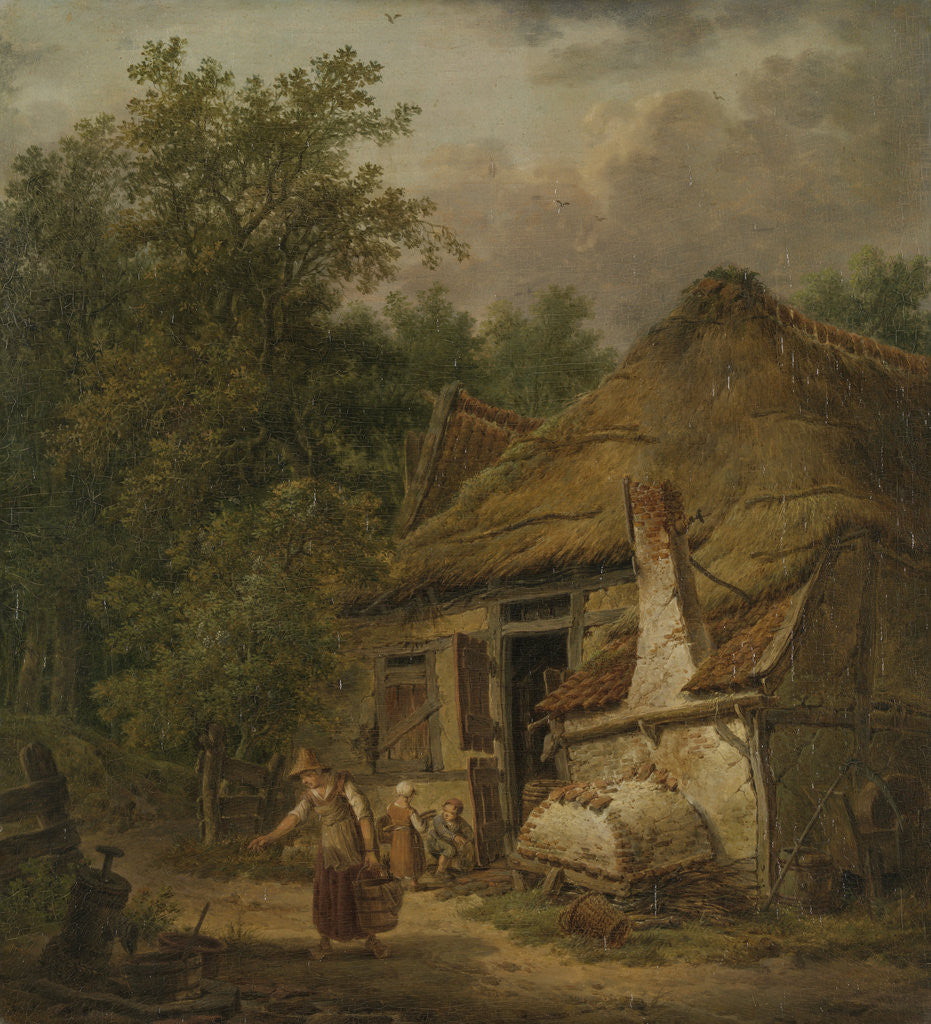 Detail of Landscape near Helvoirt, The Netherlands by Pieter Pietersz. Barbiers