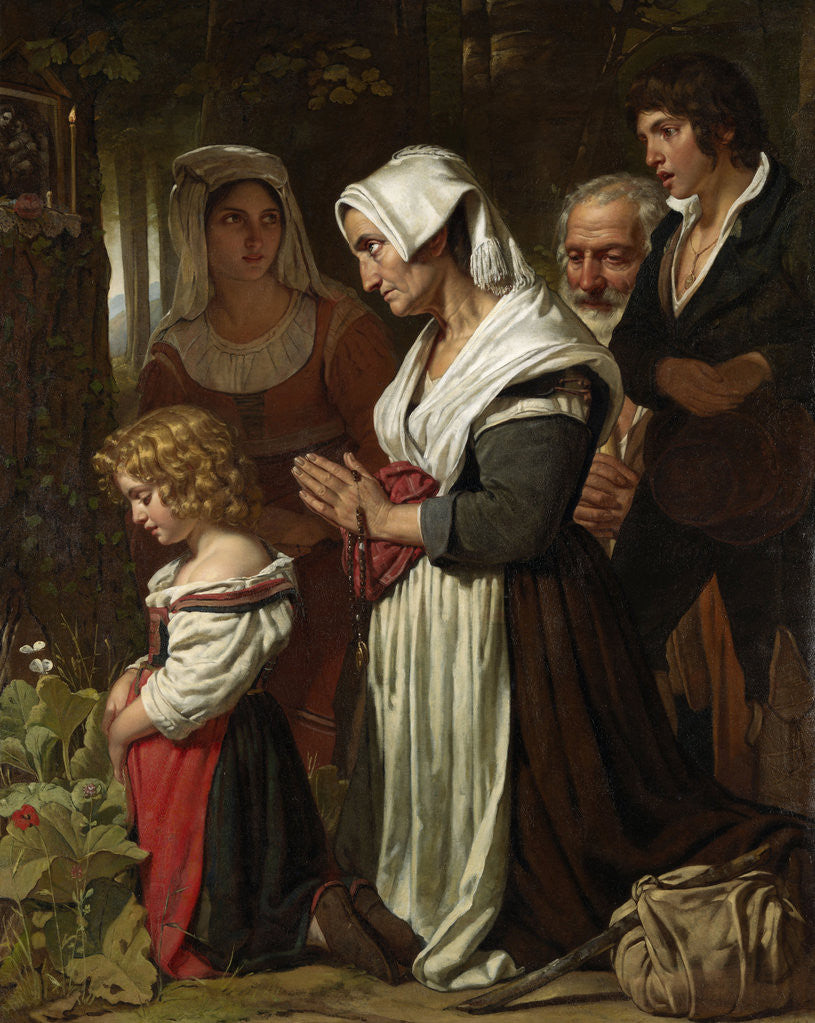 Detail of Piety by Cornelis Kruseman