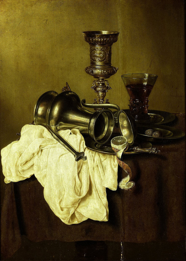 Detail of Still Life by Gerret Willemsz. Heda