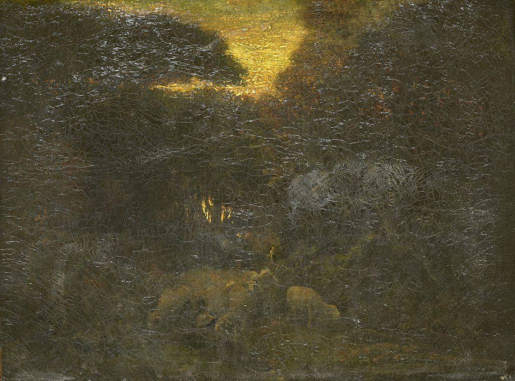 Detail of La Gorge aux Loups' by Théodore Rousseau