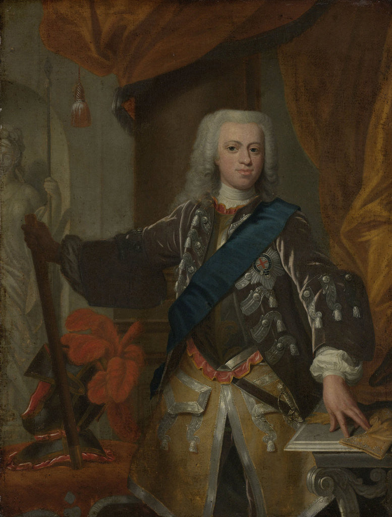 Detail of Portrait of William IV, Prince of Orange by Hans Hysing