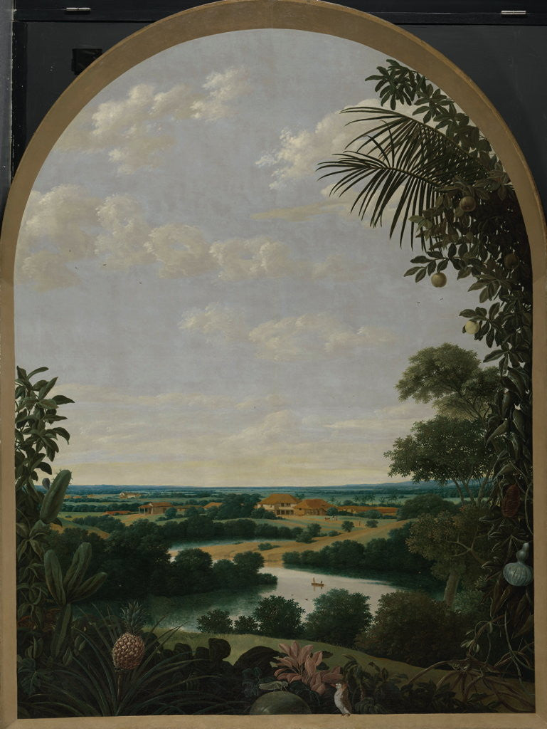 Detail of Landscape in Brazil by Frans Jansz Post