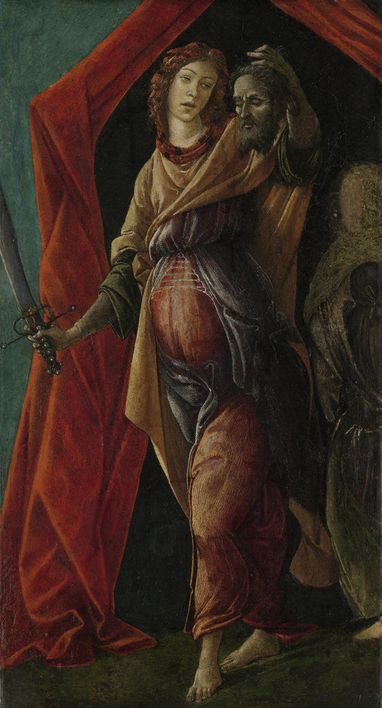 Detail of Judith with the Head of Holofernes by Sandro Botticelli