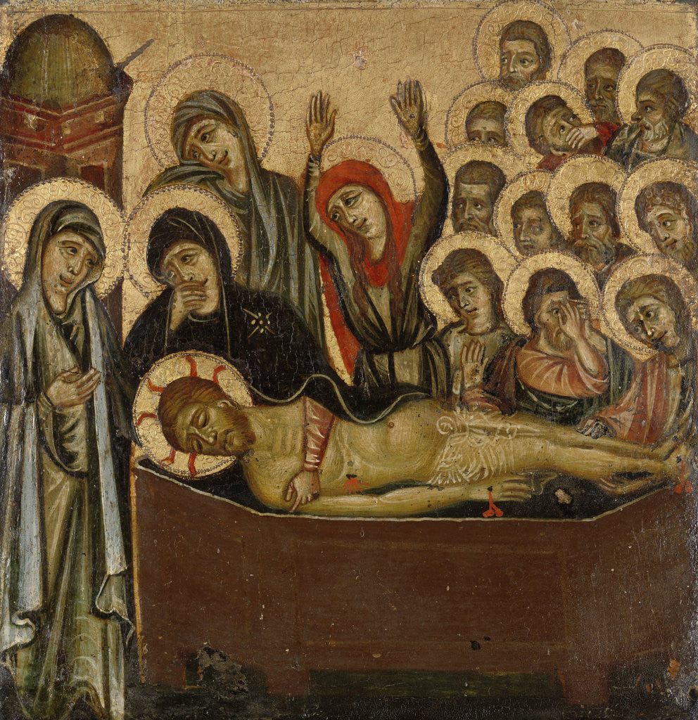 Detail of The Deposition and the Entombment by Anonymous