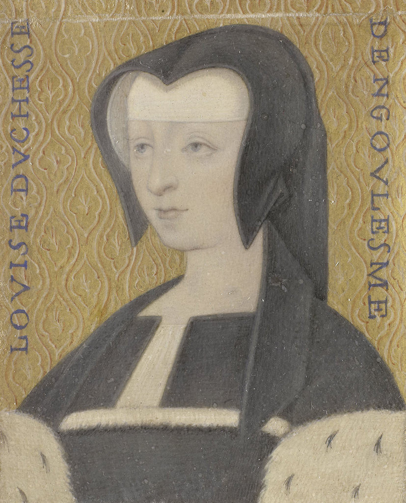 Detail of Louise of Savoy, Louise van Savoye,1467-1531,1532, Duchess of Angouleme, hertogin van Angoulême, mother of Francis I, Frans I by Anonymous