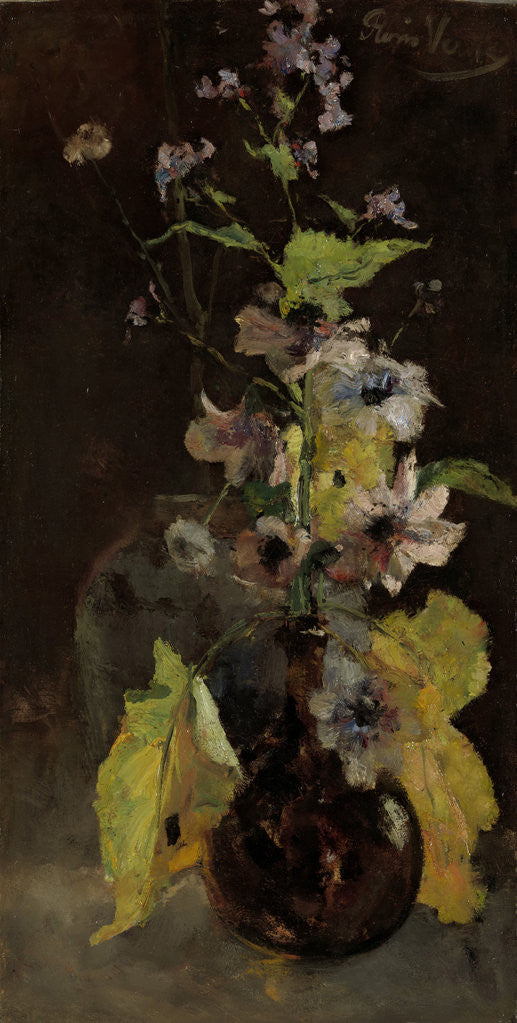 Detail of Anemones by Floris Verster