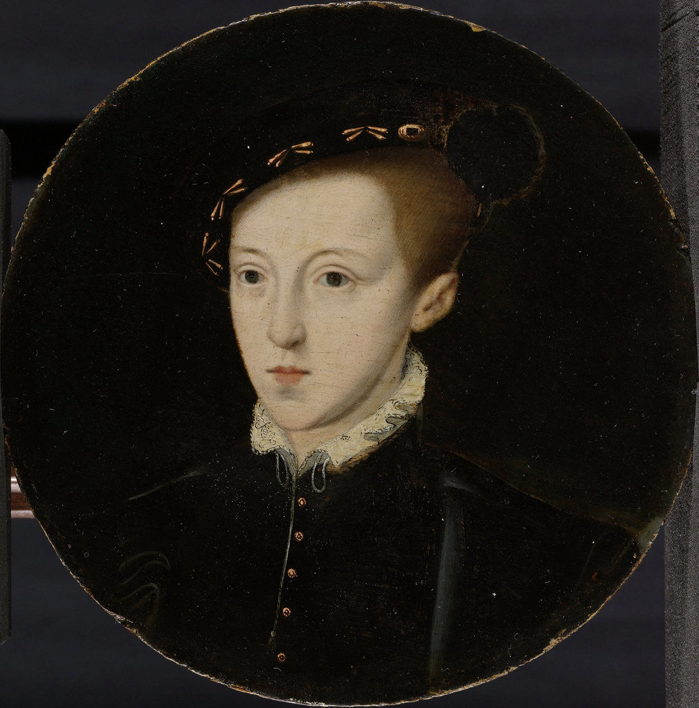 Detail of Portrait of Edward VI, King of England, formerly identified as Philip II at a young age, later King of Spain by Anonymous