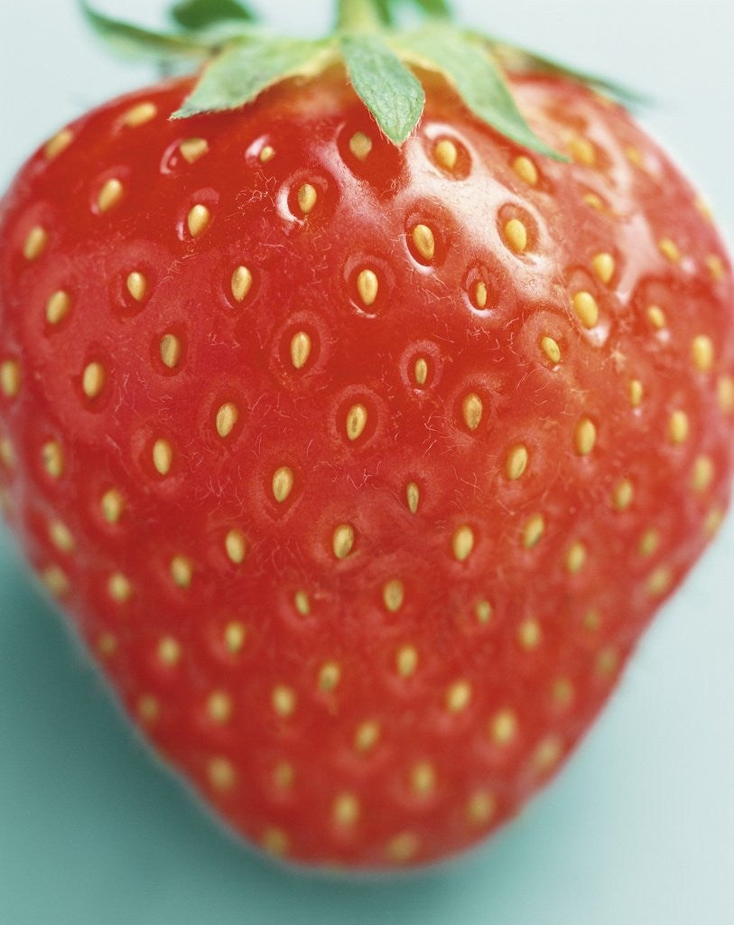 Detail of Close-up of a Strawberry by Corbis