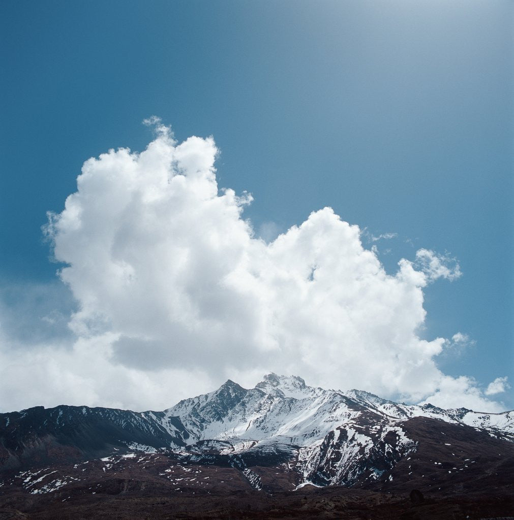 Detail of A mountainous landscape by Corbis