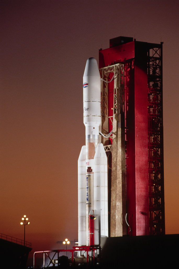 Detail of Commercial Titan III on Launch Pad by Corbis