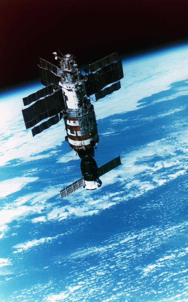 Detail of Salyut-7 Space Station by Corbis