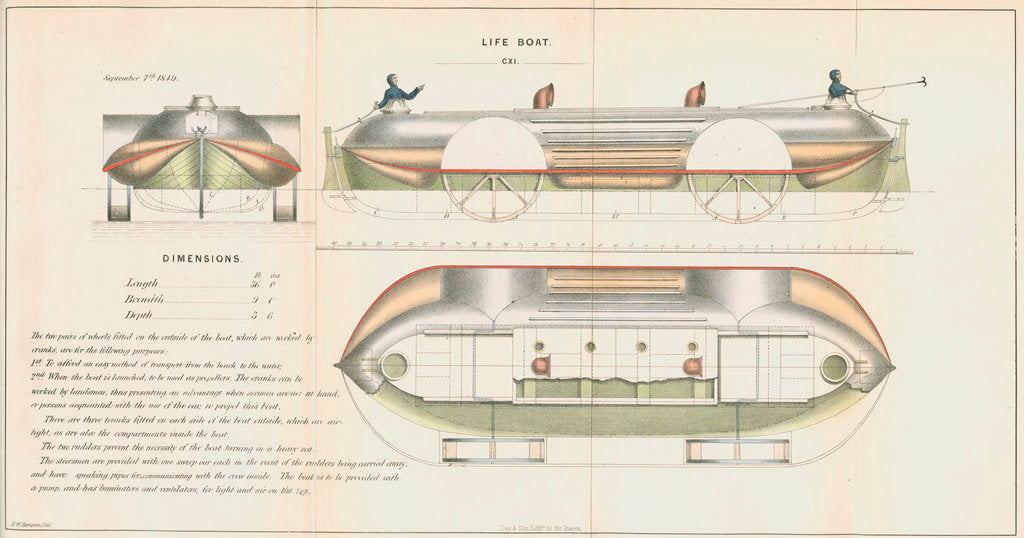 Detail of 'Life Boat' by Anonymous