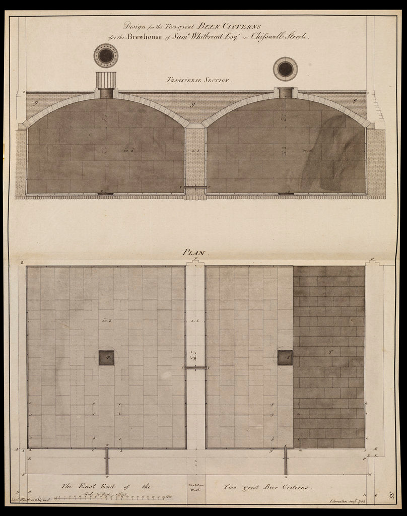 Detail of Beer cisterns by John Smeaton