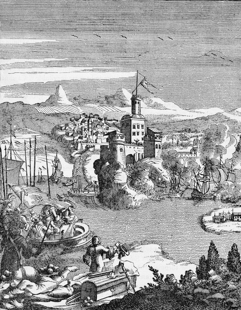 Detail of England's Capture of Quebec in 1629 by Corbis