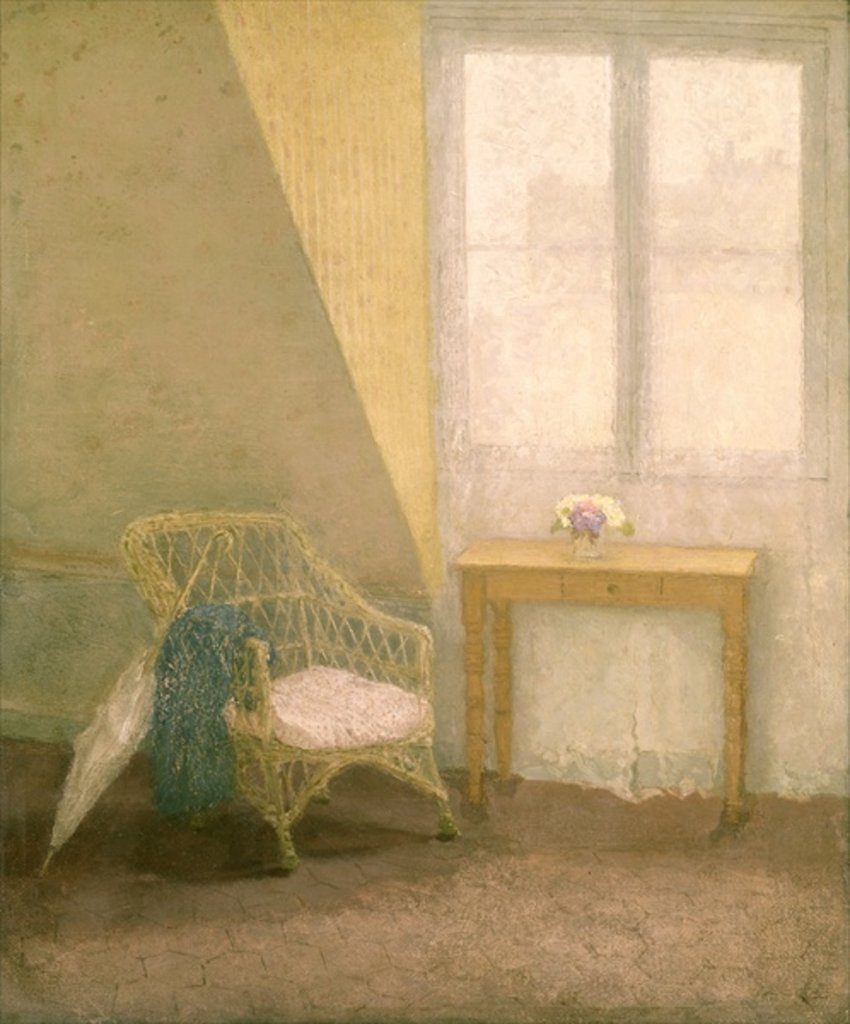 Detail of A Corner of the Artist's Room, Paris, c.1907-09 by Gwen John