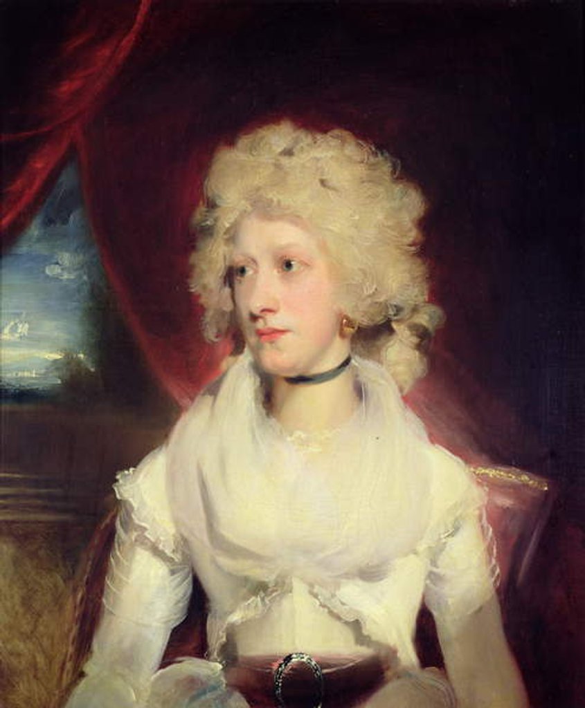 Detail of Portrait of Miss Martha Carr by Thomas Lawrence